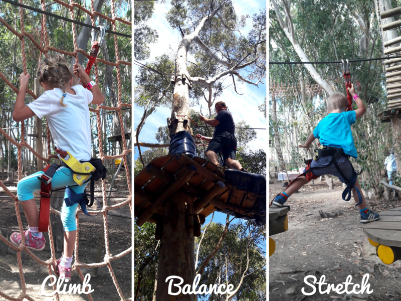 Child Friendly Active Activities + Adventures | Cape Town Acrobranch Zipline | With Kids 