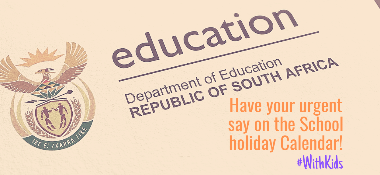 Have your urgent say on the School Holiday Calendar!